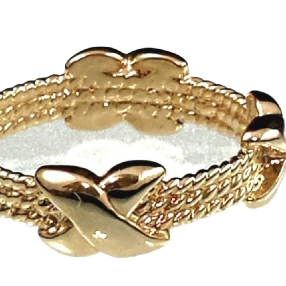 Gold Cable Nautical Rope eternity Ring Sizes 6 Summer *